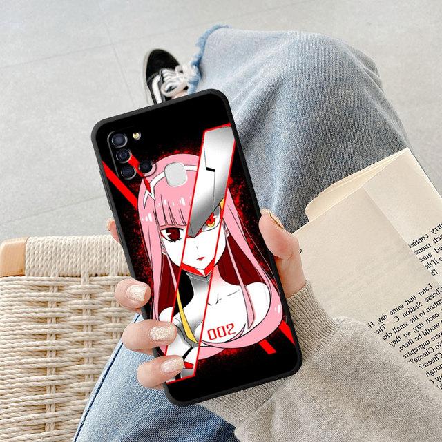Чехол для телефона Samsung Galaxy A10 A50 A10s A70 A54 A34 A02s A02 A01 A20e A03 Core A04 A03s A04s аниме Zero Two Darling Cover