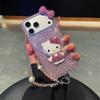 Совместимый Роскошный Чехол для Телефона Apple 17 Pro Max со Стразами и Бантом - 3D Защитный Чехол от Падений