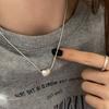 Niche Simple Matte Bean кулон ожерелье женское легкое роскошное уникальное модное темпераментное трендовое универсальное шейное колье свитер цепочка