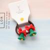 2pcs New Cute Cartoon Christmas Elk Elastic Hair Bands Rubber Hair Tie Rope Girls Hair Scrunchie Ponytail Holder Gum Accessories