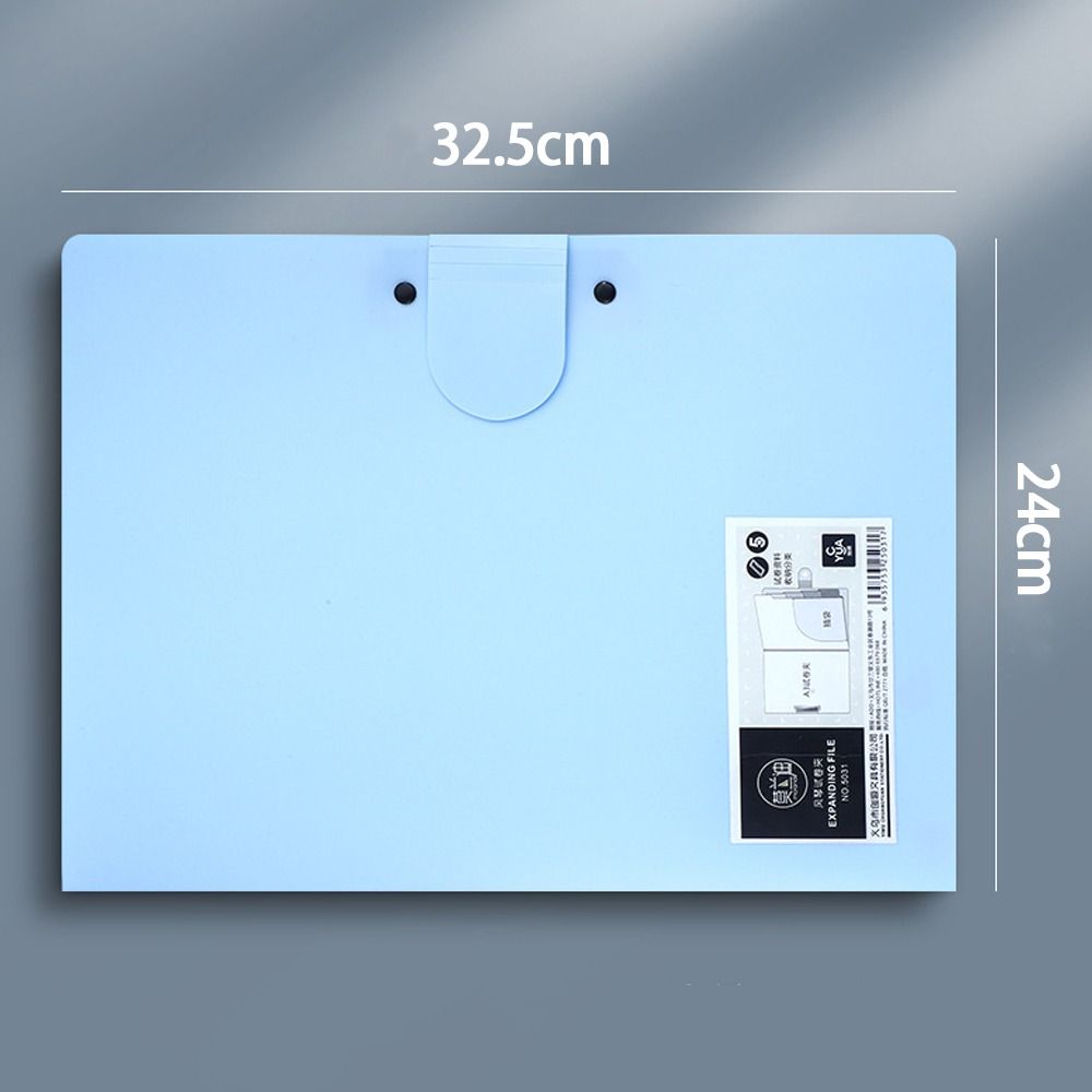 Simple Document Bag Multifunctional Test Paper Storage Booklet  Office Student Supplies