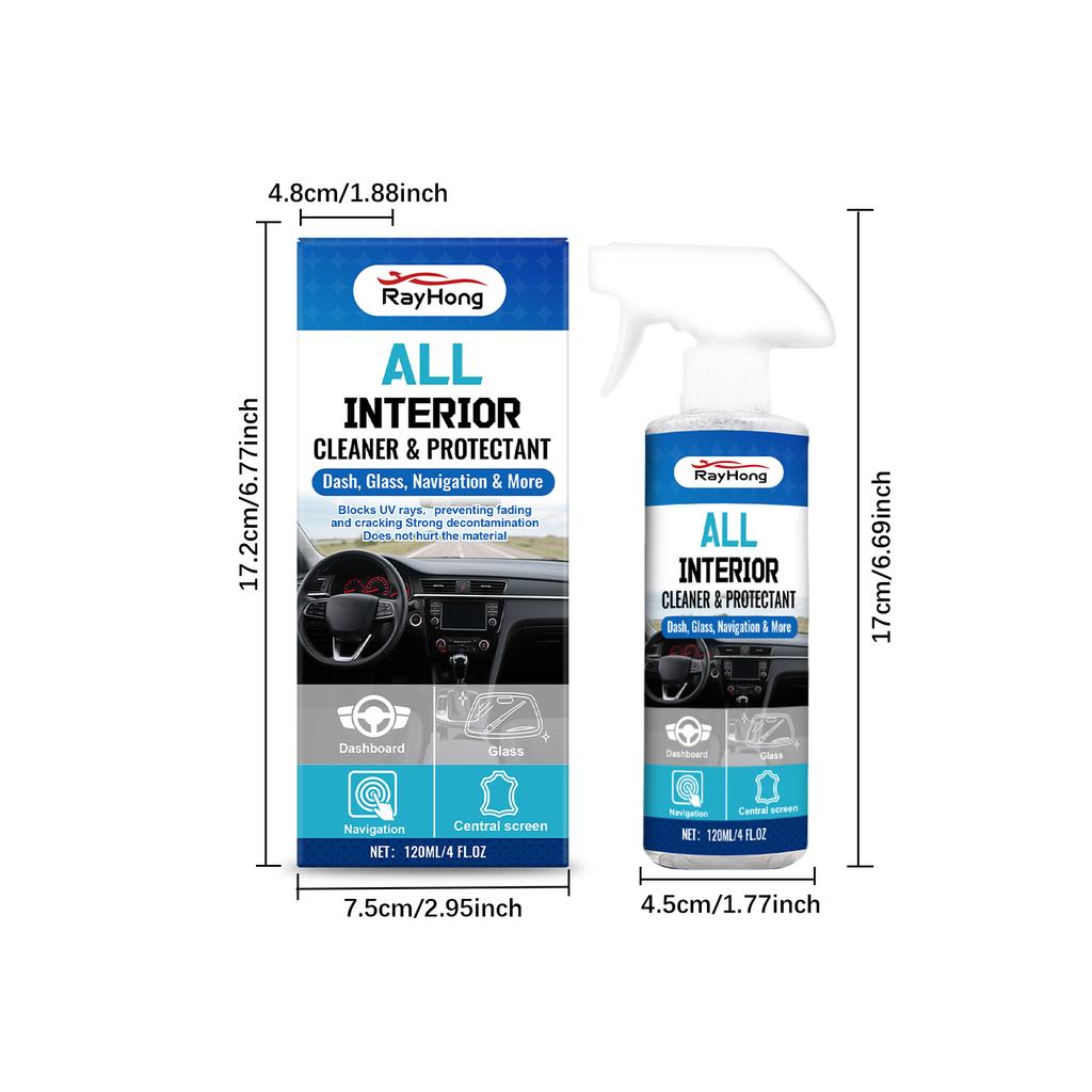 Спрей для очистки пены салона автомобиля Спрей для удаления пятен с пластика и резины автомобиля Возвращение к черному глянцу Очистка автомобиля Очищающий спрей для кожаного дивана