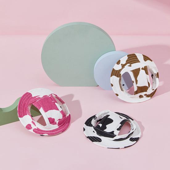 Шапка рыбака для домашних животных с отверстиями для ушей, пряжкой, регулировкой ушей, ветрозащитная, хлопковая, для занятий спортом на открытом воздухе, одевается, шляпа от солнца для собак, ежедневных словосочетаний