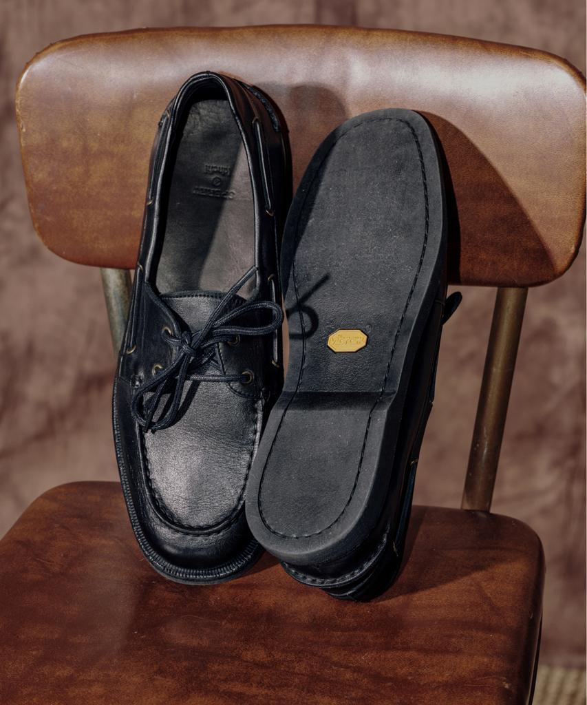 Sperry X Kinch 2-Eye Boat Shoes_Washed Black [Sprf_0001]