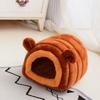 Утолщенное теплое гнездо для хомяка, бархатный домик для сна хомяка, хижина для хомяка для ежа, шиншиллы