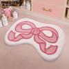 Bow Shaped Carpet Living Room Cooling Tea Table Mat Bedroom Easy Bedside Carpet Cradle Mat