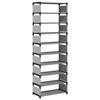 10-tier Shoe Rack 54x28x158 Cm Non-woven Fabric