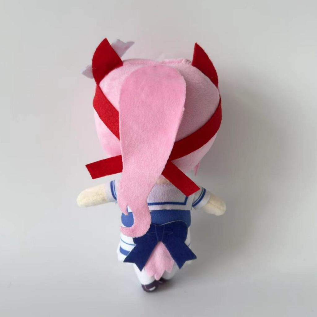 26cm Anime Pretty Derby Plush Toy Soft Tokai Teio Chibi Stuffed Dolls Plushie Home Decoration Pillow Birthday Christmas Gifts
