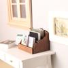1:12 Dollhouse Miniature Desktop Storage Rack Organizer Box Bookshelf Home Decor