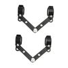28mm-41mm Fork Black Headlight Mount Bracket Motorcycle Head Lamp Holder Adapter