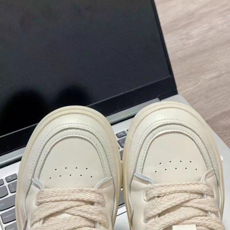 Новые бежевые повседневные туфли на платформе, женские, для жареной улицы, обувь для скейтборда, студенческие, универсальные