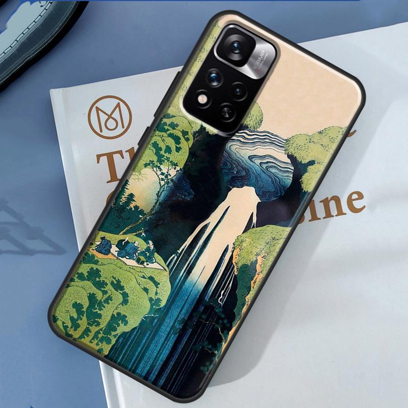 Японский арт с волнами Чехол для Xiaomi Redmi Note 14 13 11 9 10 12 Pro 9S 10S 11S 12S Redmi 10C 12C 13C 14C Обложка