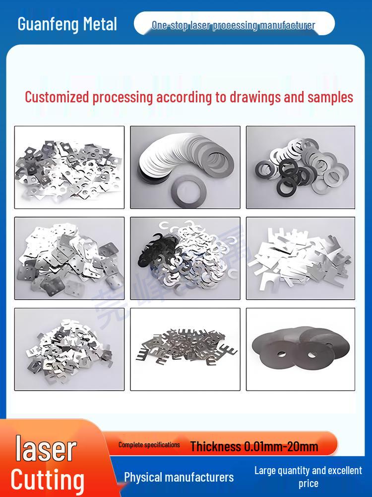 Laser-Cut 304 Stainless Steel Spacer Shim Washer for M2-M20 Screws