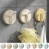 Plastic Key Hanger Self Adhesive Sticky Hook Creative Wall Hanging Hook  Bathroom