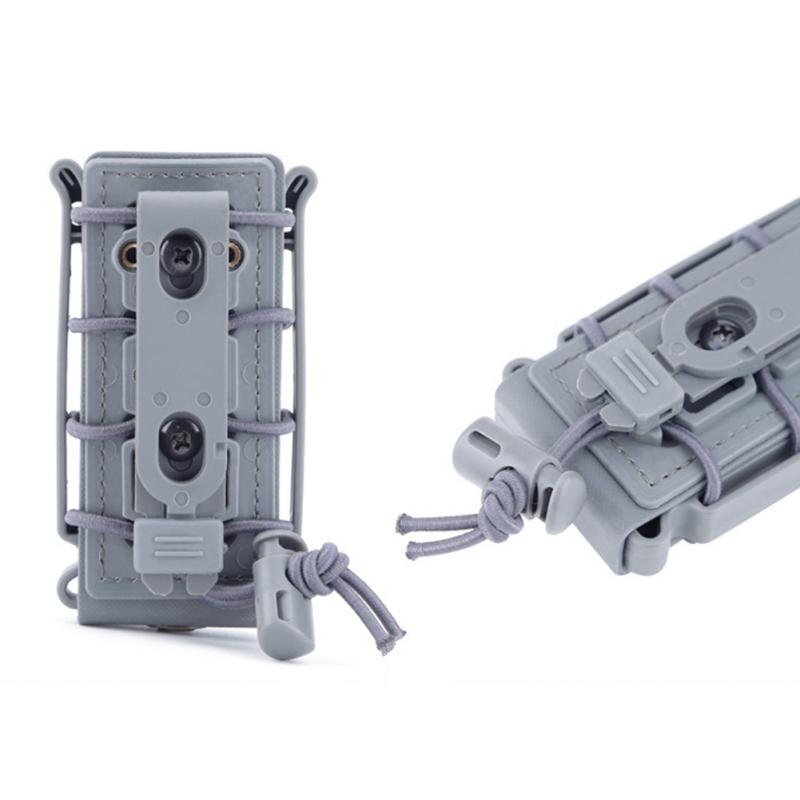 Тактическая сумка для журналов 9 мм, кобура для страйкбола, охоты и стрельбы, держатель для винтовки, мягкая сумка для переноски с зажимом для ремня