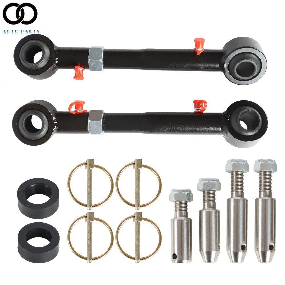 Front Sway Bar Links Disconnects For 2.5-6" lifts 2007-2018 Jeep Wrangler JK JKS