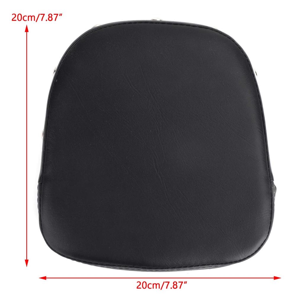 Artudatech Backrest Cushion Pad Sissy Bar 7.9 X 7.9 Inches (20 X 20 Cm)