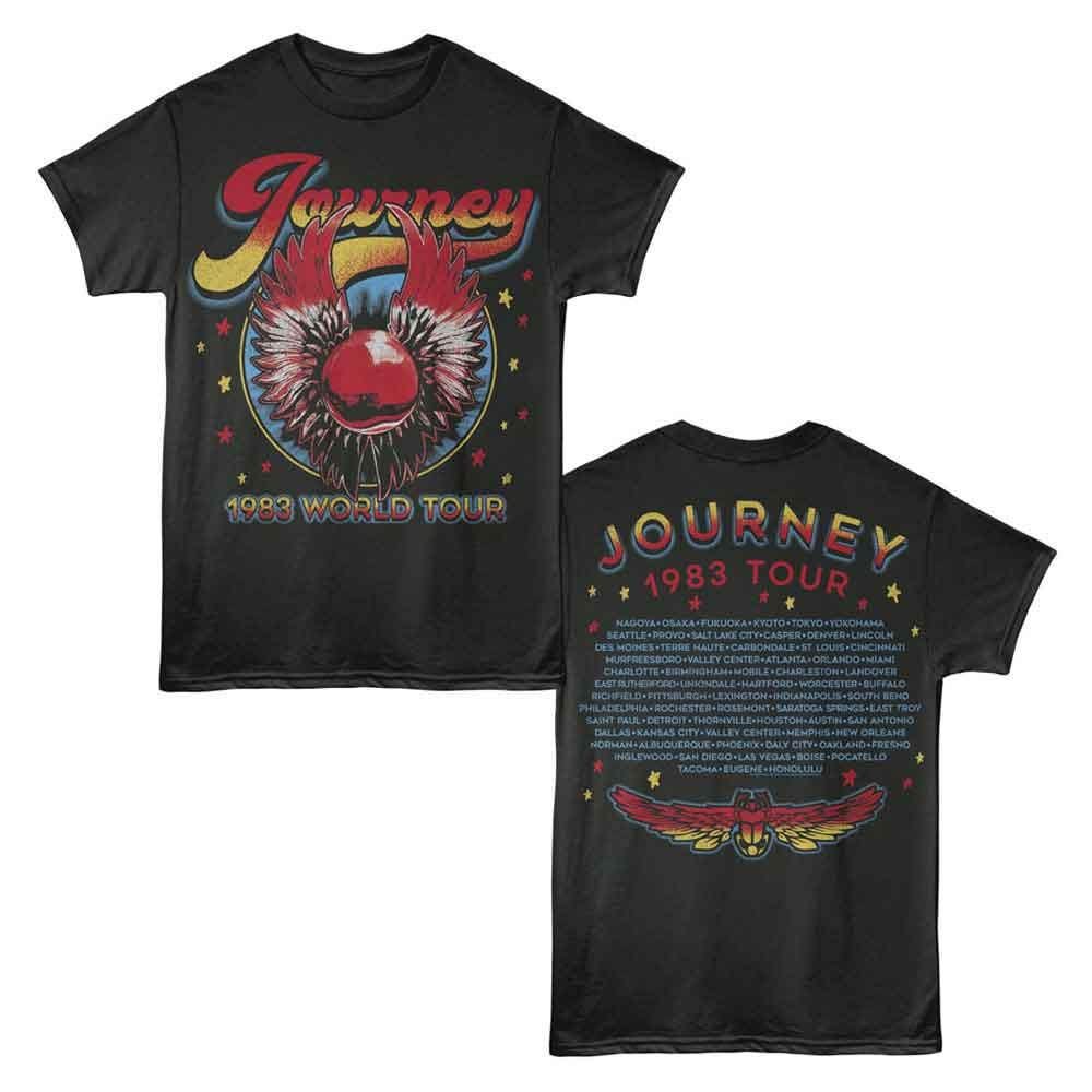 Journey 1983 World Tour F/B Smoke T-Shirt