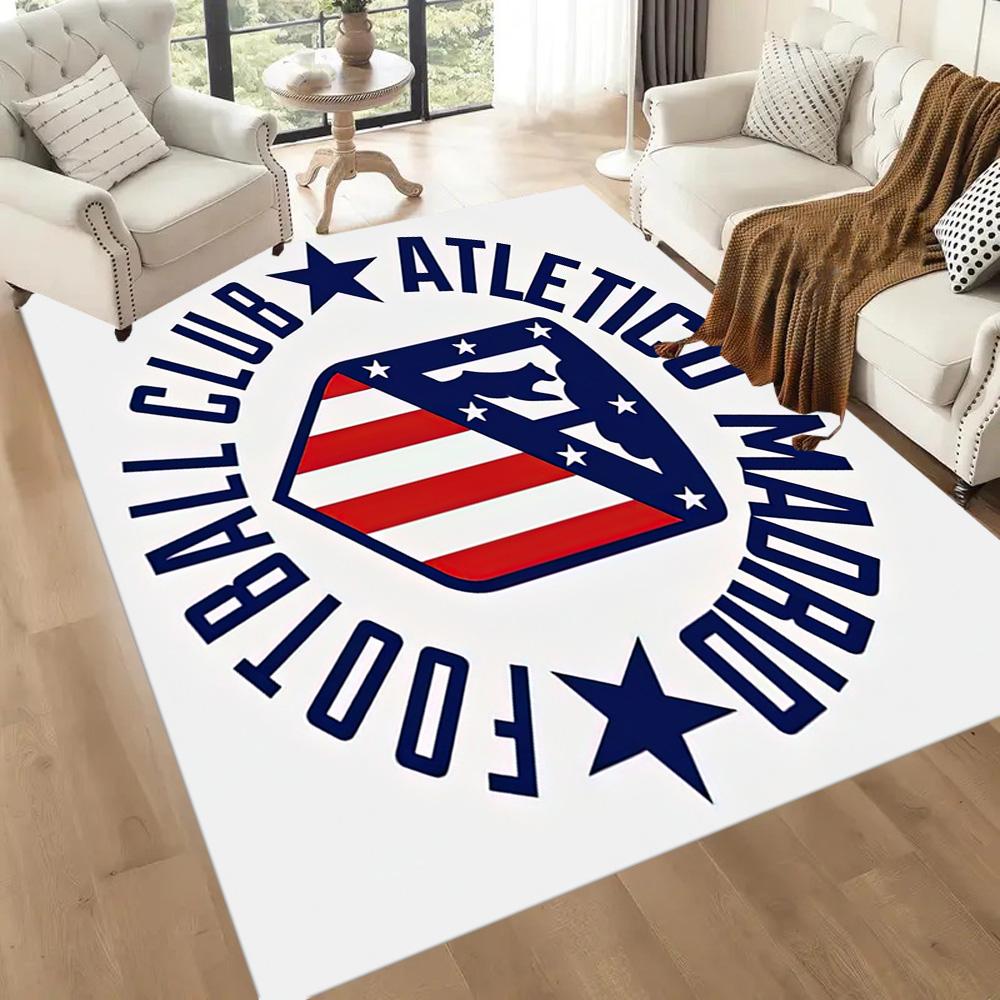Atletico Madrid Area Rug Design For Playrooms Bedrooms Foyer Outdoor Antislip Carpet Anime Office Decor Wedding Party Gift