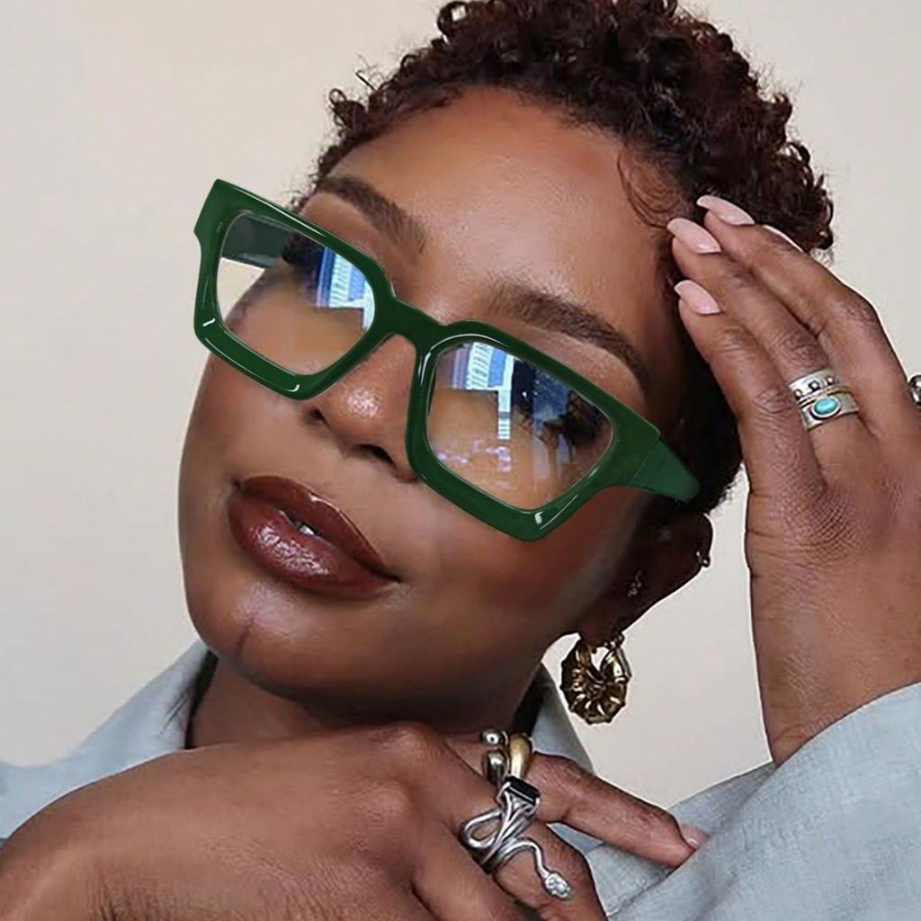 Ретро Очки для Компьютера с Большой Рамкой Роскошные Солнцезащитные Очки Мужские Брендовый Дизайнер Известные Квадратные Солнцезащитные Очки Мужские Женские Очки