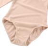 Ballet Training Gymnastics Costume Kids Girls Long Sleeve Round Neck Leotard Jumpsuit