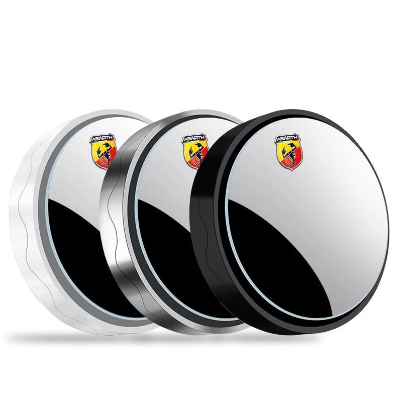 2pcs Car Round Frame Blind Spot Mirrors For Fiat ABARTH 124 125 130 131 500 595 Esseesse 695 Punto Scorpion Auto Accessories V6