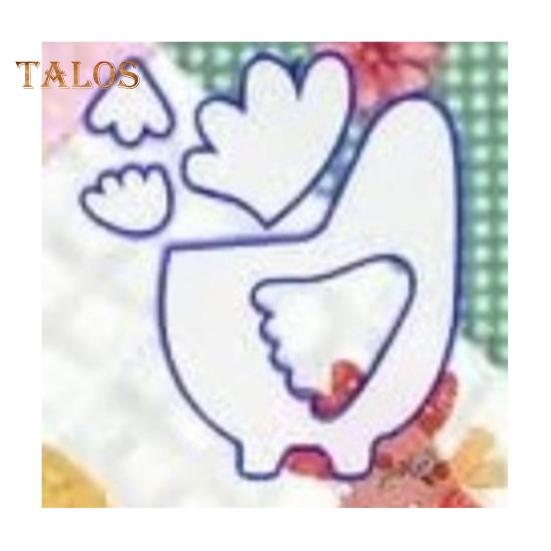 Шаблоны для лоскутного шитья в виде курицы, шаблоны для шитья из акрила в форме курицы, аксессуары для лоскутного шитья в виде курицы для любителей рукоделия, подарок