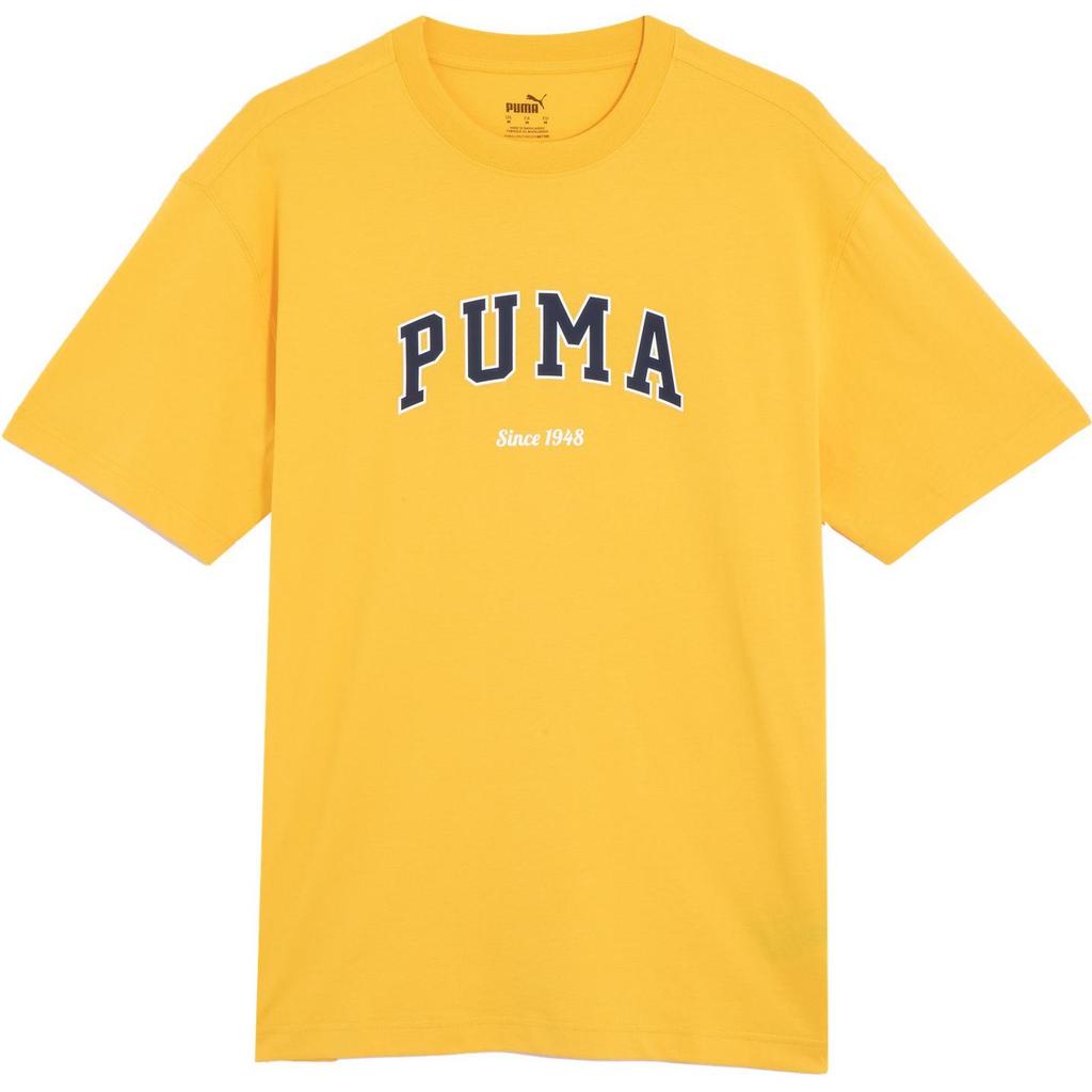 Puma Футболка с коротким рукавом и круглым вырезом Dopamine Loose Letter Print, дышащая, унисекс, флуоресцентного цвета 684366-34