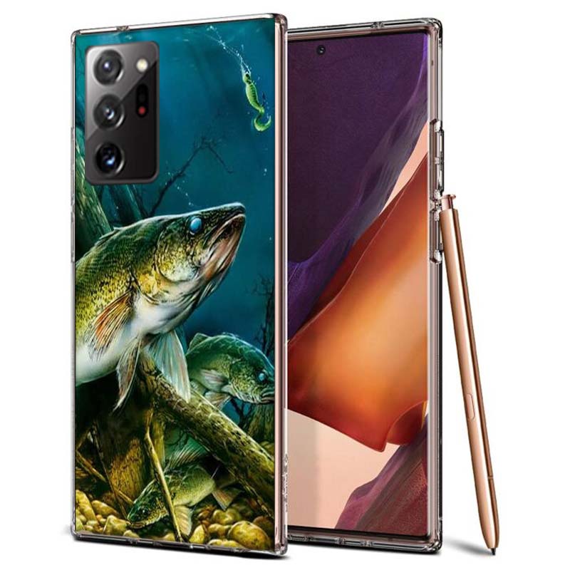 Рыболовные снасти Рыба Чехол для телефона Samsung A55 A35 A25 A15 A07 A05S A16 A17 A26 A36 A37 A56 A57 Galaxy Note 20 10 A50S A71 A51 A31