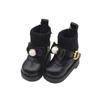 1 Pair Mini Obitsu 11 Doll Boots Golden Buttons 1/12 Bjd Doll Boots  Children