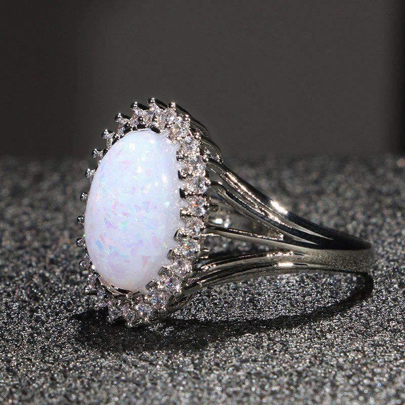 BELLA BOX Классическое кольцо для женщин с опалом 10*15 мм, ювелирные изделия в подарок