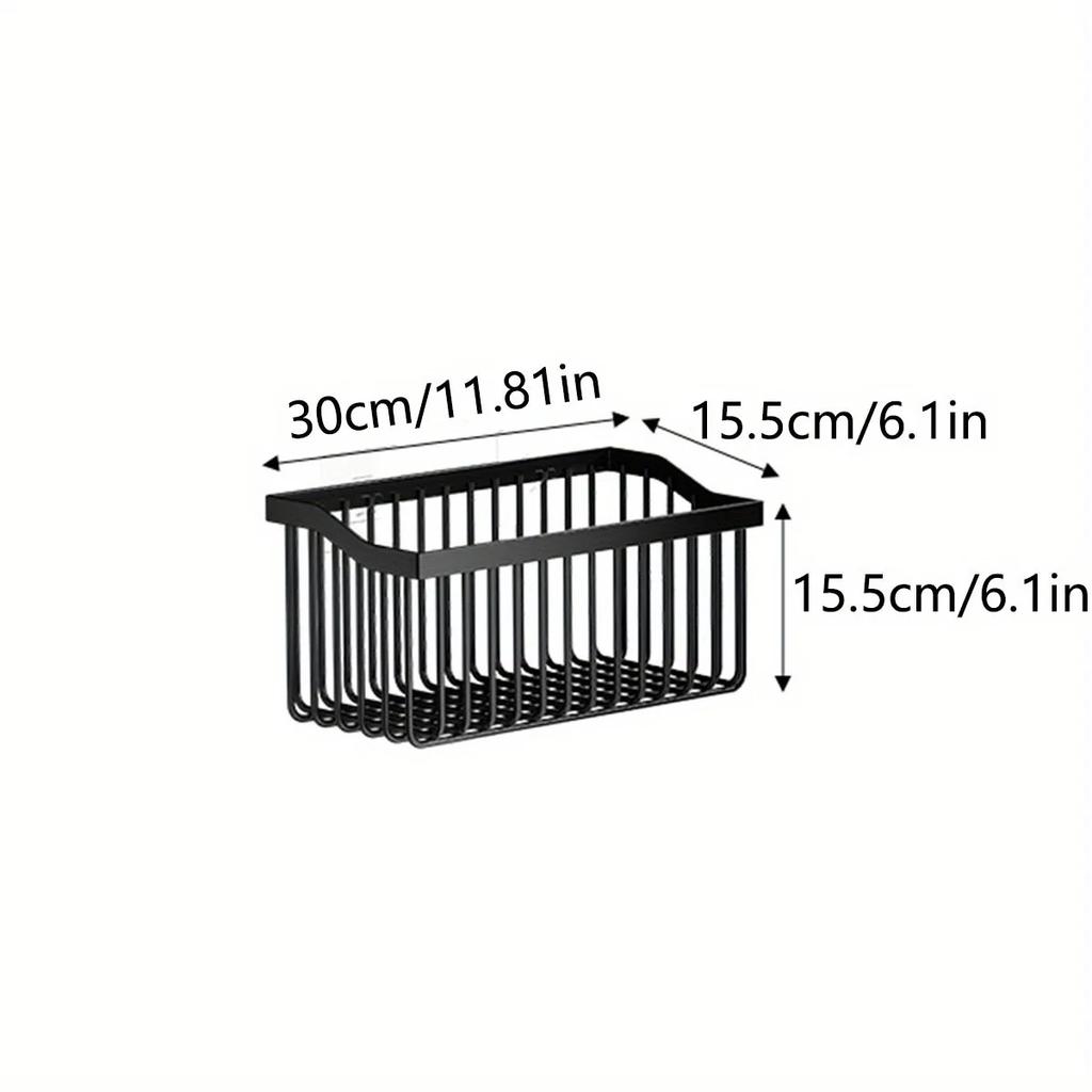 1pc Fruit and Vegetable Basket, Vegetable Fresh Keeping, Wall Mounted Storage Baskets, Kitchen Storage Metal Wire Fruit Basket