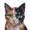 Коллекция ручных фигурок животных из хрусталя Кошка Собака Прочная стеклянная статуэтка животного Декоративные стеклянные скульптуры