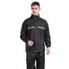 2Pcs/Set Raincoat Pants Set Men Women Hooded Long Sleeve Rain Jacket Elastic Waist