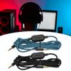 Gaming Headset Cable Woven Earphone Cord with Volume Control and Mute Switch for   Pro  Pr