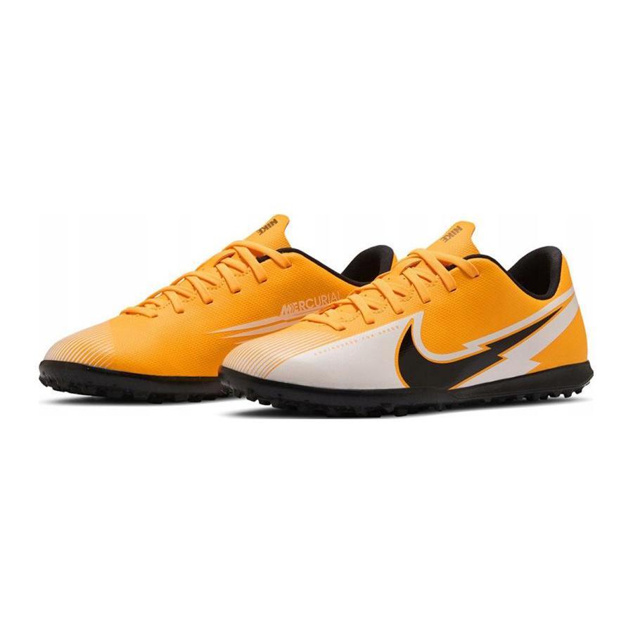 Nike Mercurial Vapor 13 Assassin 13 Club TF Low top Kids' Soccer Shoes Yellow Black Kids' AT8177-801