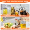 2/4 Pcs Mason Jar Pour Mouth Lid Stainless Steel Mason Jug Flip Cap Dustproof Leakproof Glass Jar Flip Cap Easy to Use Mason Jug