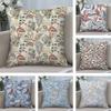 Retro Aristocratic Flower Pattern Pillow Case Short Plush Double-sided Print Square Throw Pillow Covers Sofa Home Cushion Decor