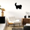 Silhouette de Chat Persan Debout Art Métallique pour Mur, Décoration Intérieure, Наклейка на стену, Œuvre d'Art и Silhouette en Fer