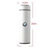 ZHZO3 F10 F11 E84 Car Smart Thermos Bottle With Temperature Display Coffee Cup For BMW F20 F40 F22 F30 E90 F32 F10 F06 F07 F46 M3 M4 M
