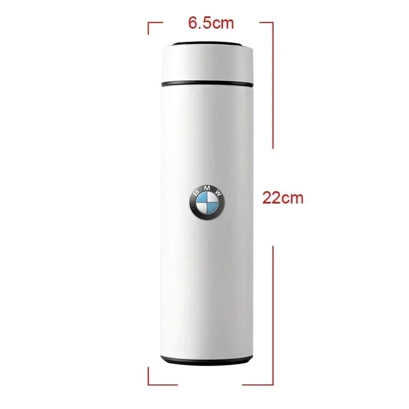 ZHZO3 F10 F11 E84 Car Smart Thermos Bottle With Temperature Display Coffee Cup For BMW F20 F40 F22 F30 E90 F32 F10 F06 F07 F46 M3 M4 M