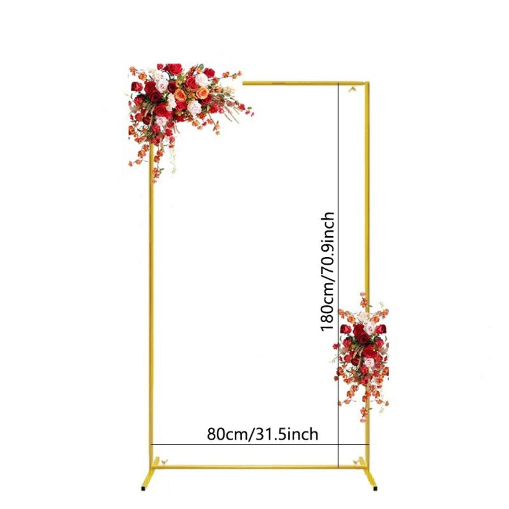 Металлическая арка для воздушных шаров Квадратная рама для свадебной арки Новый держатель для фонарей Садовый декор