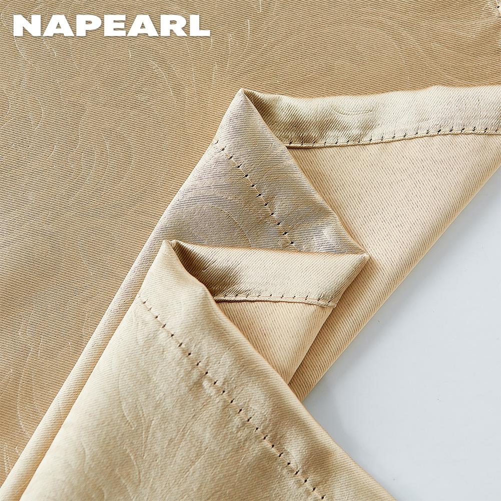 1 шт. NAPEARL европейские роскошные затемняющие и прозрачные двухслойные шторы для спальни, гостиной, домашнего декора