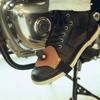 Мотоциклетный рычаг переключения передач, защита носка из кожи против царапин, чехол для ботинка