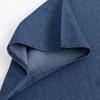 Washable Single Clothes Plain Denim Denim Cover Single Item [KYOETSU] Women's (F(L), Indigo)