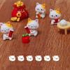 1Pc Cute  Year Cartoon Lucky Cat Micro Landscape Resin Cat Micro Landscape Diy Pot Garden Decorations Miniatures