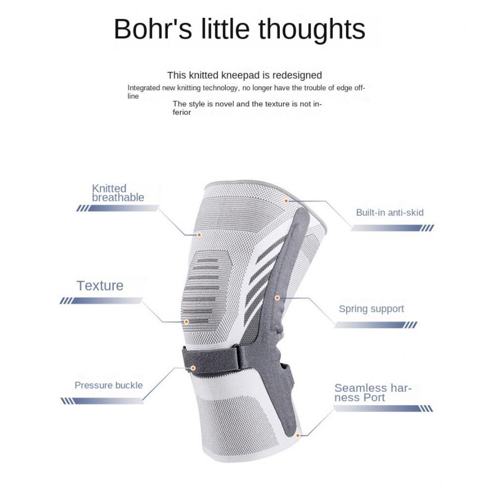 1 PC Cold-Proof Running Knee Pads Non-slip Knitted Nylon Sports Knee Pad  Skipping Rope