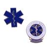 Star of Life Pin Diabetic Medical Alert Badge Medical Symbol Brooch Doctor Nurse Patient Present