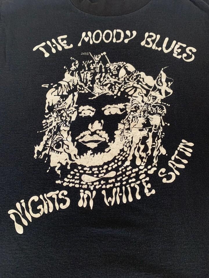 NIGHTS IN WHITE SATIN The Moody Blues Shirt Short Sleeve Black