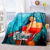 K-KAROL-G flannel blankets, perfect for autumn warmth, suitable for children and adults, and stylish K-POP shawls